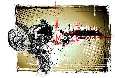 Motocross poszter