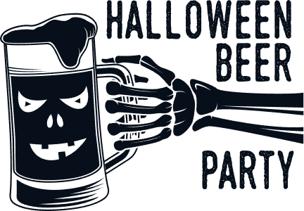 Halloween beer party