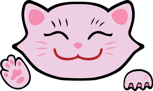 Rózsaszín cica