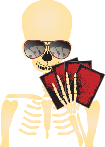 Pókerező csontváz