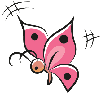 Rózsaszín pillangó