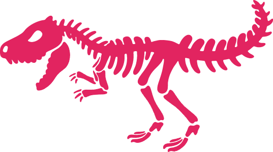T-rex csontváz
