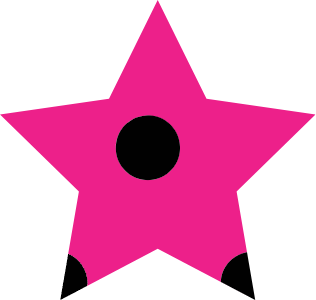Rózsaszín csillag
