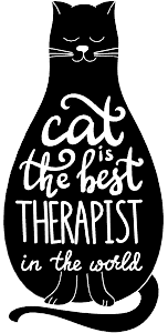 Cat is the best therapist