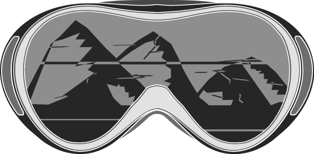 Snowboard szemüveg