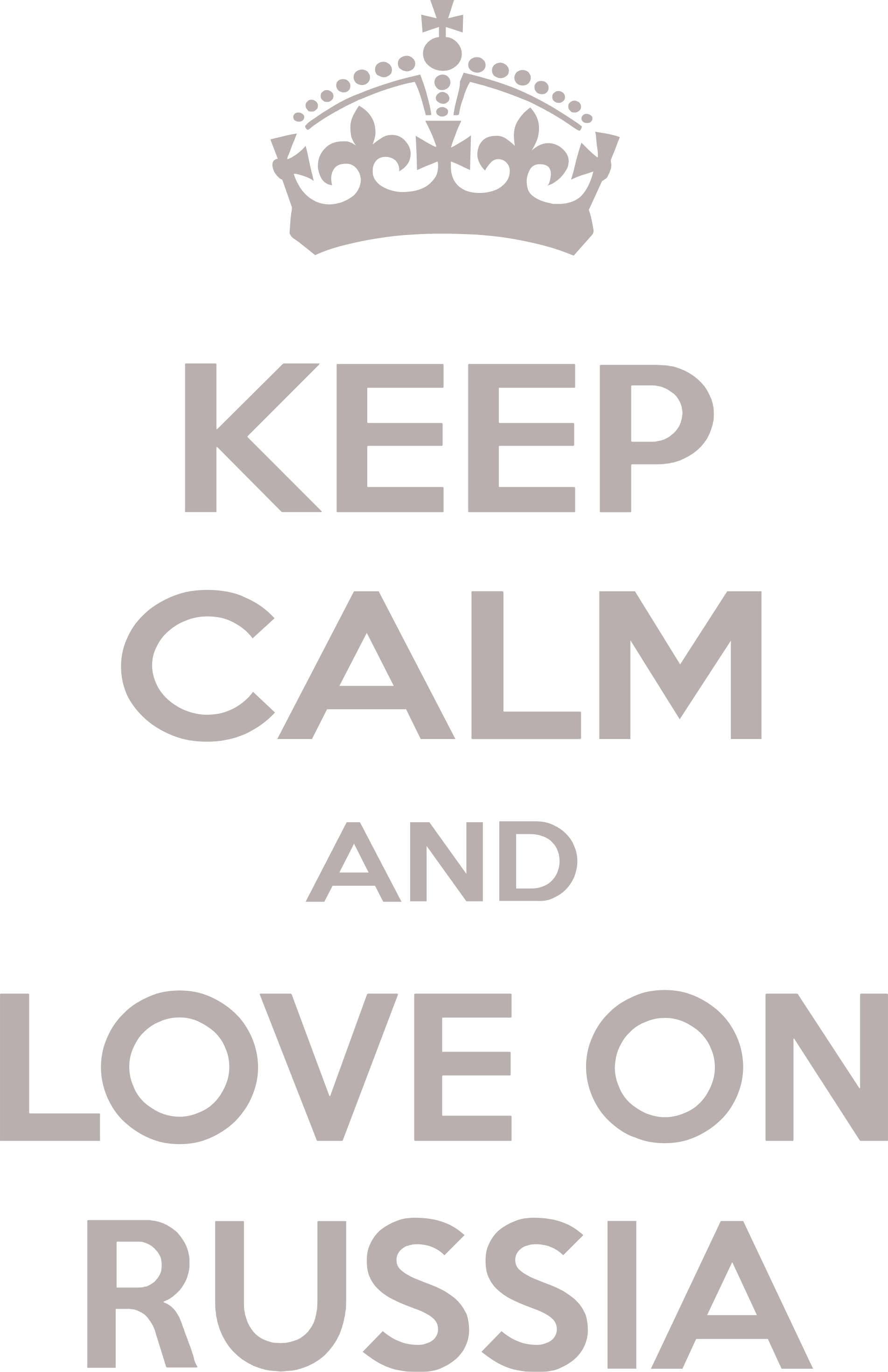 Keep calm and love on Russia
