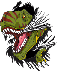 Aggresszív T rex