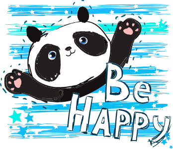 Be happy panda